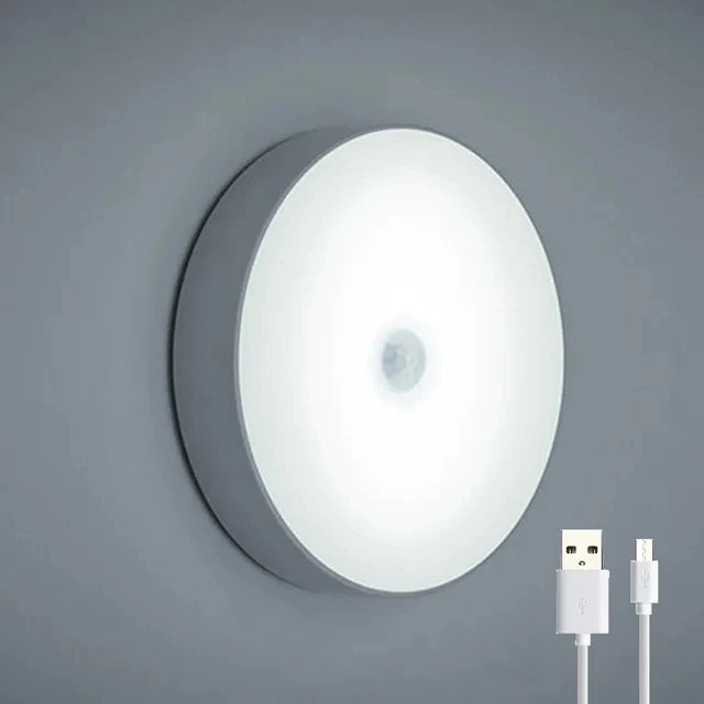 LED Night Light USB Rechargeable Motion Sensor Lights Children Bedroom Lighting Home Decor Stairs Closet Wardrobe Cabinet Lamp
