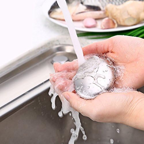 Stainless Steel Odour Removing Soap Bar – Eliminates Garlic, Fish & Cooking Smells
