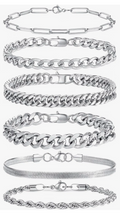 six piece mens braclets