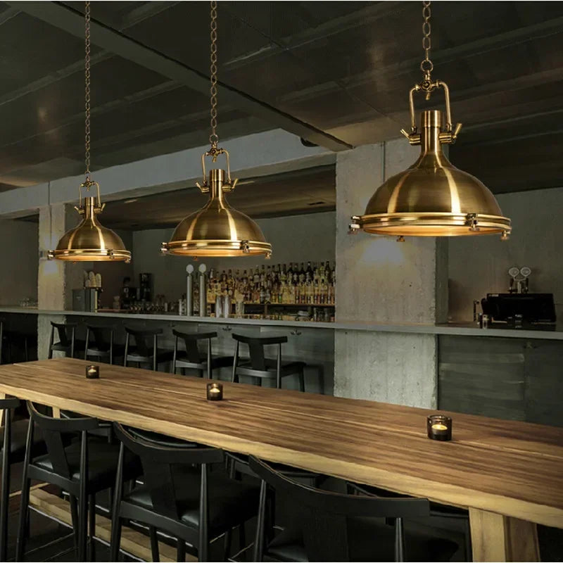 Nordic Retro Industrial Nostalgic Pendant Lights Modern Home Decoration Led Lamp Bedroom Dinning Room for Bar Ceiling Chandelier