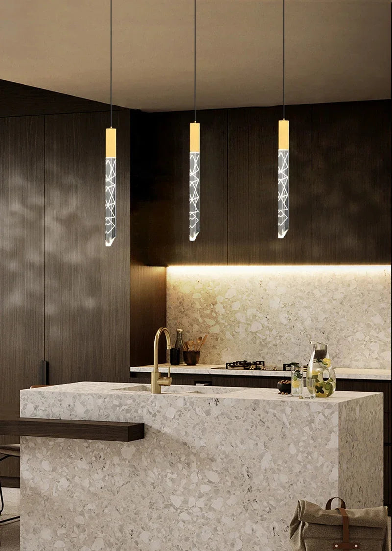 Luxury Led Pendant Lamp Modern Loft K9 Crystal Ceiling Chandelier Gold Duplex Staircase Living Room Decor Hotel Hanging Light