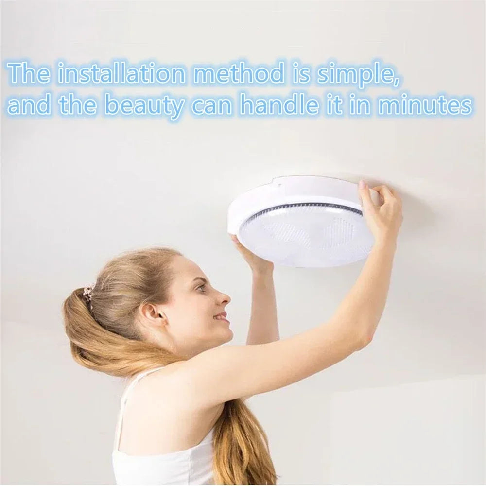60/500W LED Solar Ceiling Light IP66 Waterproof Indoor Home Top Ceiling House Outdoor Garden pandent light Living Room Lighting