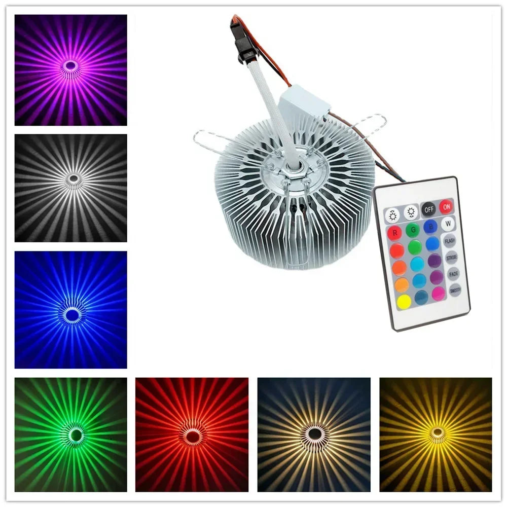 LED Ceiling Lights Sun Shone Brightly Wall Sconce 3w Colorful Lamps For Living Room Corridor Aisle Restaurant Front Porch Deco