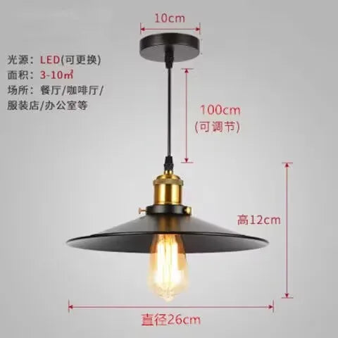 3 Lights IndustrialVintagePendantLampBlack MetalUmbrellaShade HangingCeiling Light ForCafeBarRestaurant KitchenDining Home Decor