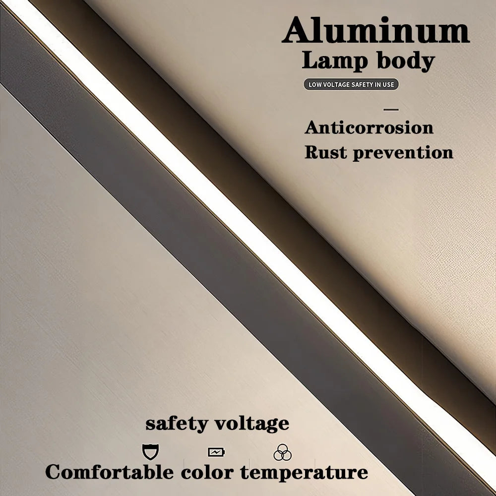 2/1 PCS Outdoor Lighting Waterproof LED Dimming  Remote Control IP65 Waterproof Wall Light  Porch Sconce  85V- 265V 60-200cm