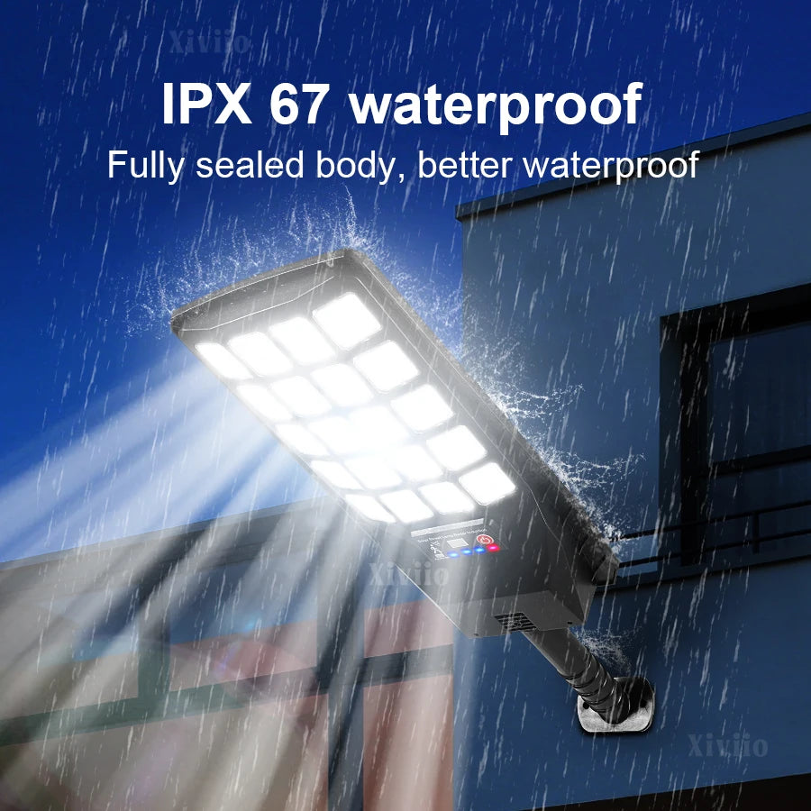 1000000LM Powerful LED Solar Lights 2000W Ultra Bright Motion Sensor Solar Wall Lamp IPX67 Waterproof External Garden Lantern