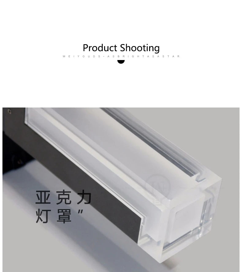 PIR Sensor outdoor wall lamp waterproof courtyard lamp modern minimalist corridor staircase lamp villa front door lamp garden