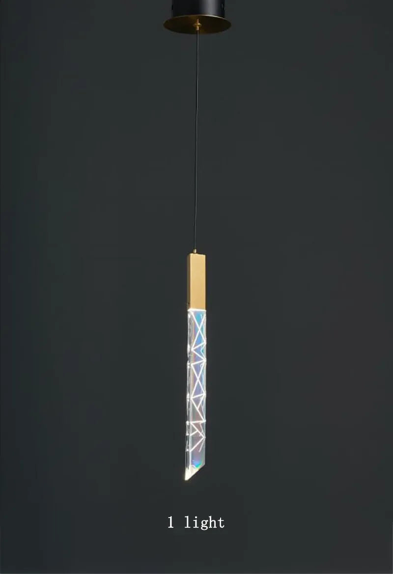 Luxury Led Pendant Lamp Modern Loft K9 Crystal Ceiling Chandelier Gold Duplex Staircase Living Room Decor Hotel Hanging Light