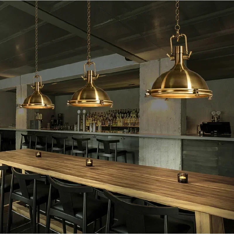 Nordic Retro Industrial Nostalgic Pendant Lights Modern Home Decoration Led Lamp Bedroom Dinning Room for Bar Ceiling Chandelier