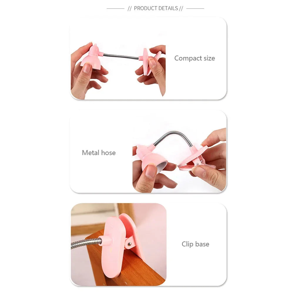 1Pc Cute Mini Lamp to Read Book Eye Protection Rotatable Reading Lamp with Clamp Reading Lights for Books Desk Table Bedroom