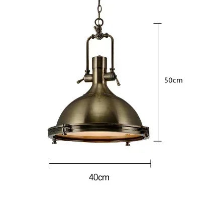 Nordic Retro Industrial Nostalgic Pendant Lights Modern Home Decoration Led Lamp Bedroom Dinning Room for Bar Ceiling Chandelier