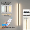 2/1 PCS Outdoor Lighting Waterproof LED Dimming  Remote Control IP65 Waterproof Wall Light  Porch Sconce  85V- 265V 60-200cm