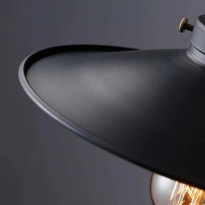 3 Lights IndustrialVintagePendantLampBlack MetalUmbrellaShade HangingCeiling Light ForCafeBarRestaurant KitchenDining Home Decor