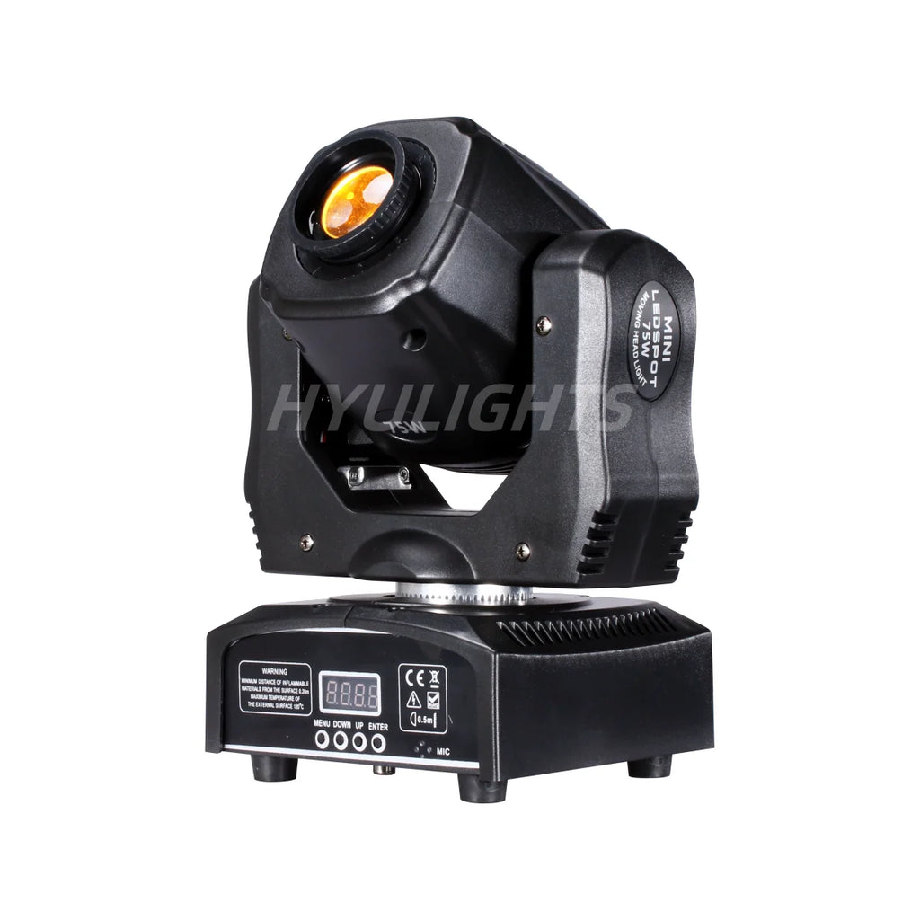 LED 75W Mini Led Spot Moving Head Light Gobo Beam 60W Moving Heads Lights Super Bright  LED DJ Spot Light
