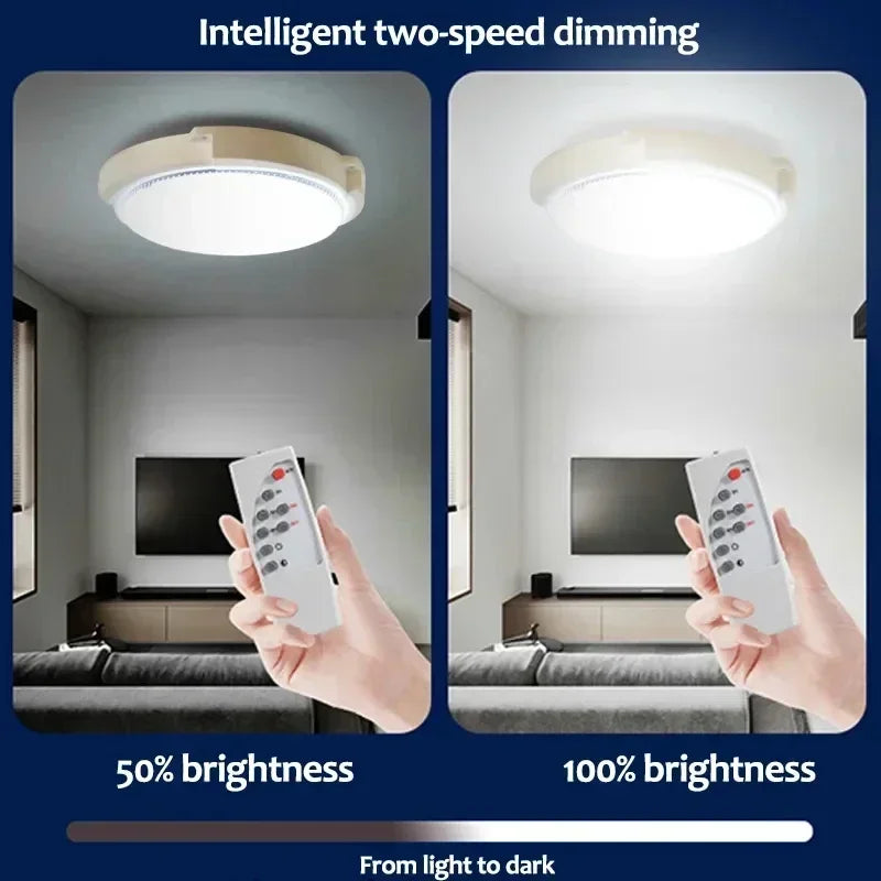60/500W LED Solar Ceiling Light IP66 Waterproof Indoor Home Top Ceiling House Outdoor Garden pandent light Living Room Lighting