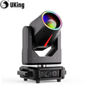 U'King 295W 14R HID Beam Moving Head Light 8/18 Prism Gobo Zoom  Rainbow Effect Stage Light DMX512 DJ Lights For Xmas Party KTV