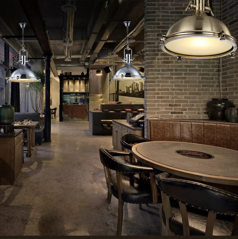 Nordic Retro Industrial Nostalgic Pendant Lights Modern Home Decoration Led Lamp Bedroom Dinning Room for Bar Ceiling Chandelier