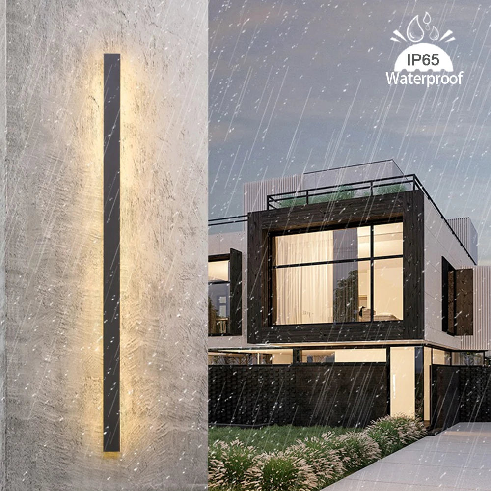 2/1 PCS Outdoor Lighting Waterproof LED Dimming  Remote Control IP65 Waterproof Wall Light  Porch Sconce  85V- 265V 60-200cm