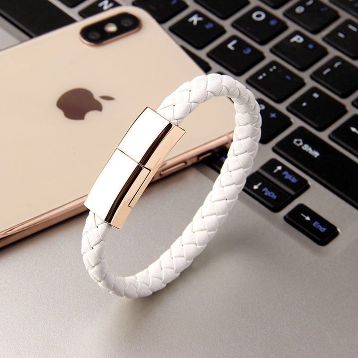 Portable Charging Bracelet – Wearable Phone Charger Wristband for iPhone & Android