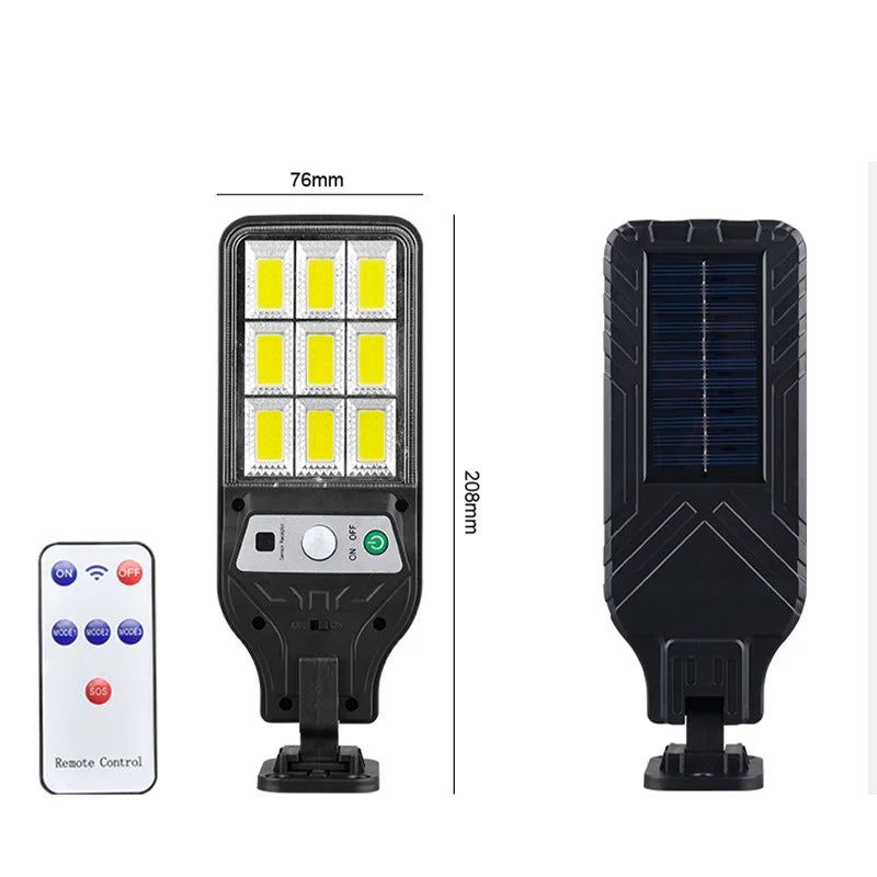 1000000LM Powerful LED Solar Lights 2000W Ultra Bright Motion Sensor Solar Wall Lamp IPX67 Waterproof External Garden Lantern