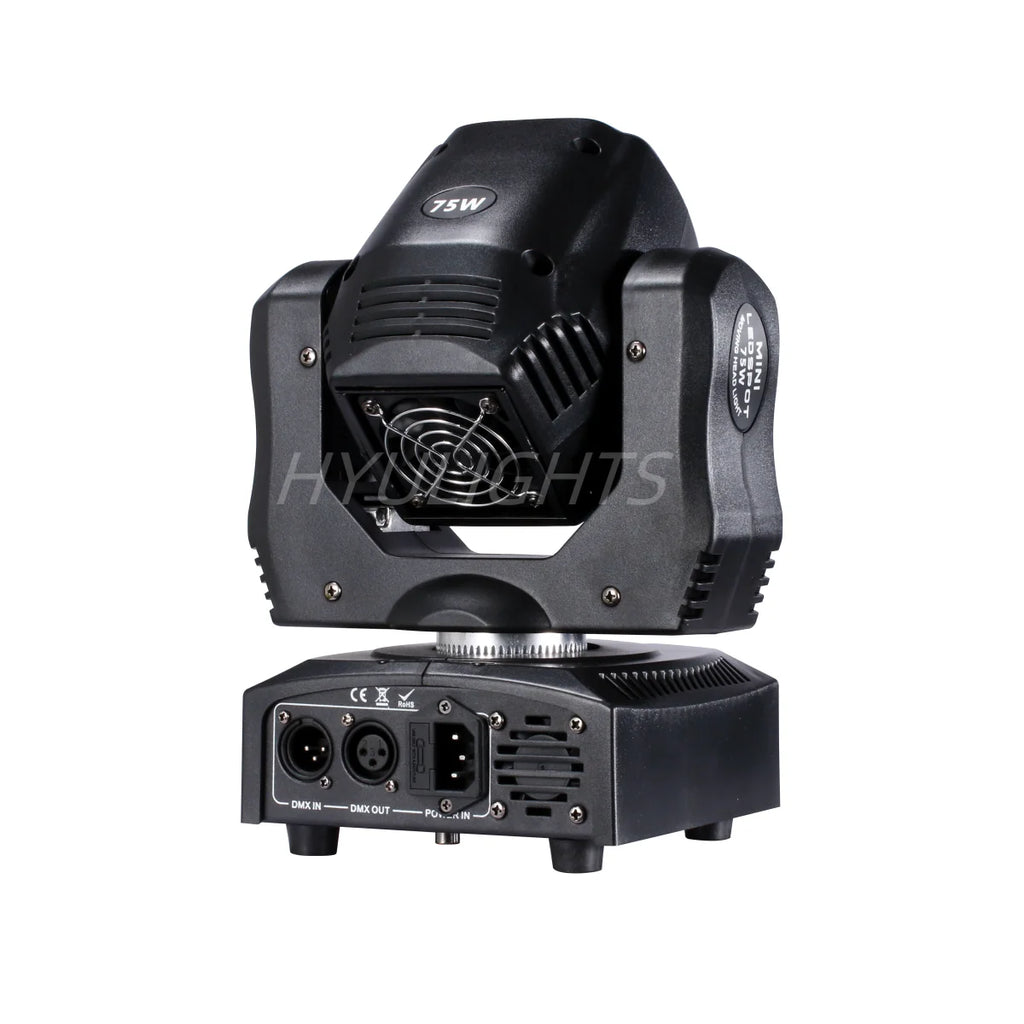LED 75W Mini Led Spot Moving Head Light Gobo Beam 60W Moving Heads Lights Super Bright  LED DJ Spot Light