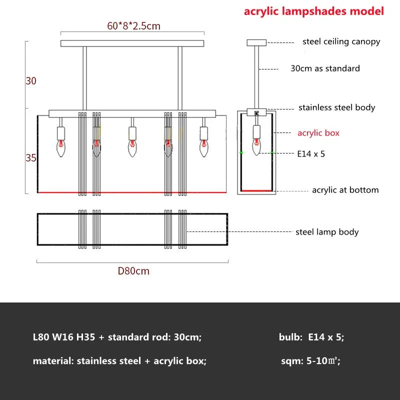 American Modern Luxury Steel Led Pendant Lights Dining Room Gold Lustre Straight Hanging Lamp Deco Indoor Lighting Fixtures Lamp