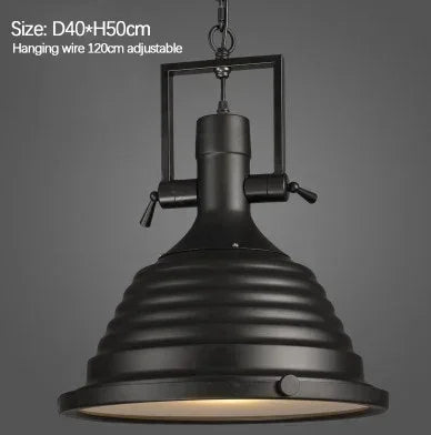 Nordic Retro Industrial Nostalgic Pendant Lights Modern Home Decoration Led Lamp Bedroom Dinning Room for Bar Ceiling Chandelier