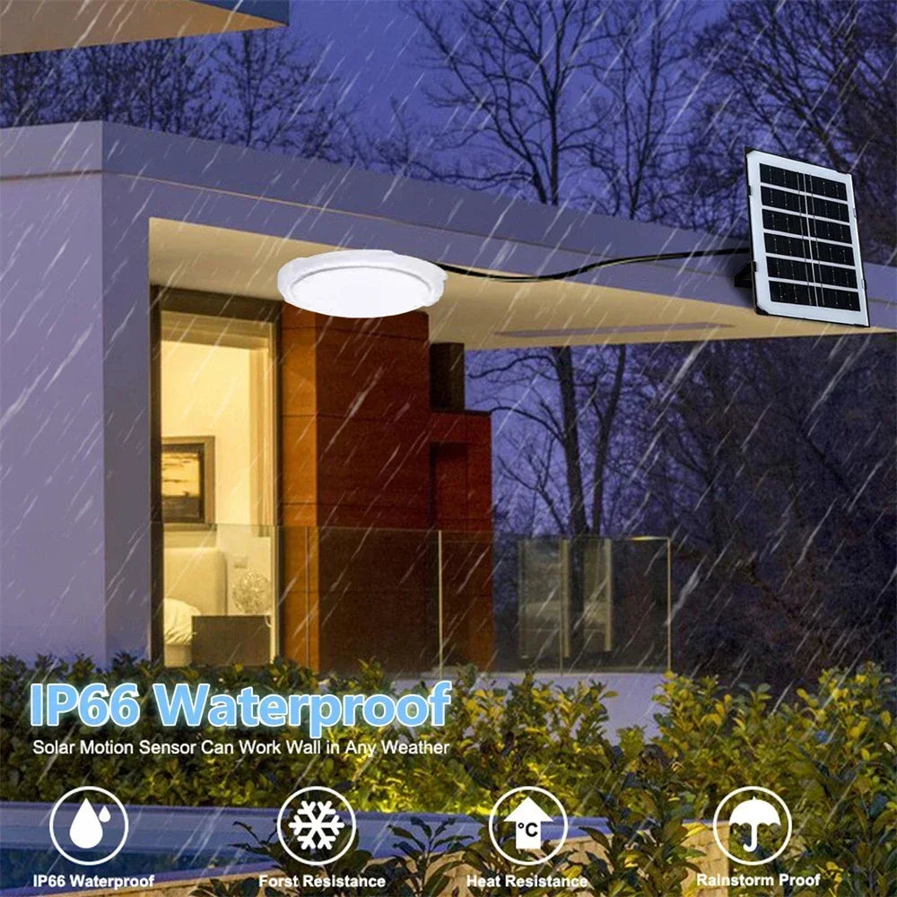 60/500W LED Solar Ceiling Light IP66 Waterproof Indoor Home Top Ceiling House Outdoor Garden pandent light Living Room Lighting