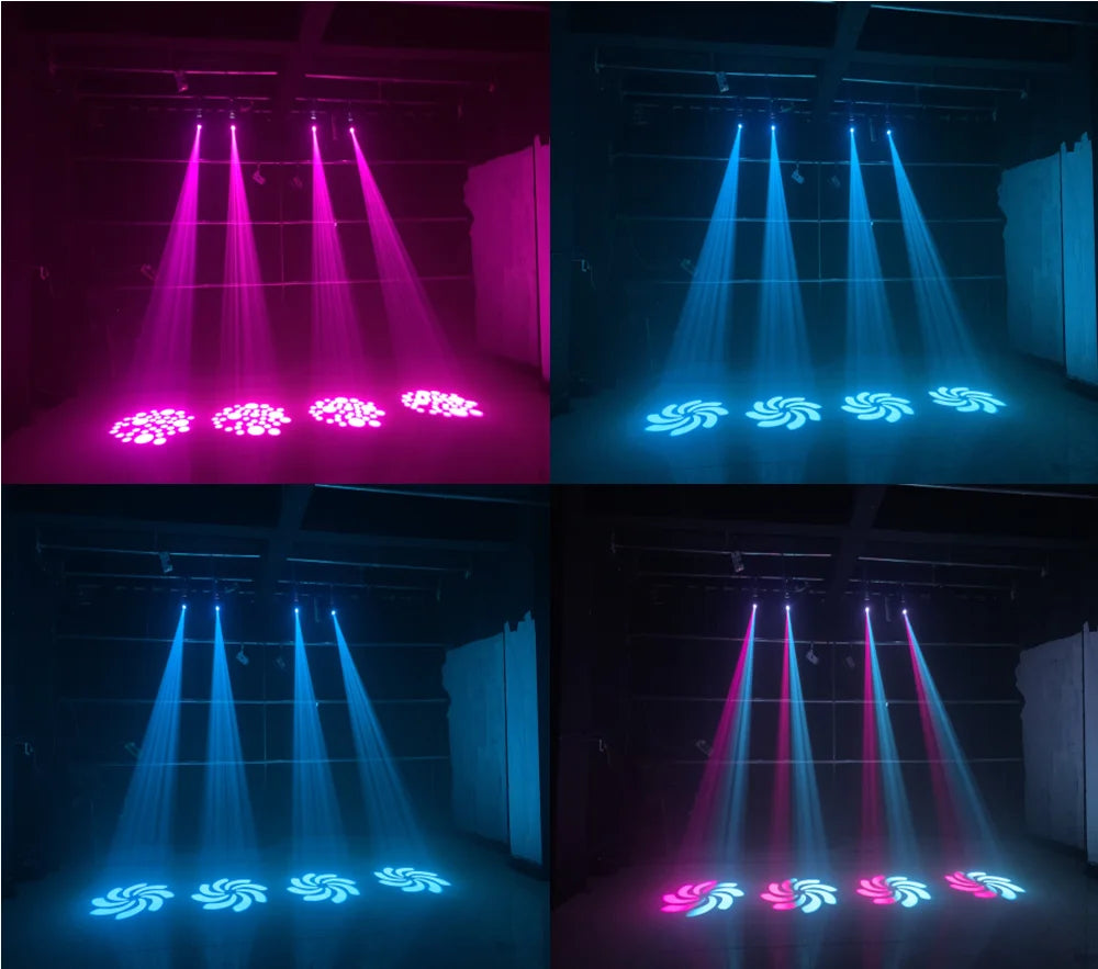 LED 75W Mini Led Spot Moving Head Light Gobo Beam 60W Moving Heads Lights Super Bright  LED DJ Spot Light